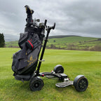 Electric Golf Push Cart with Remote Control for All Terrains