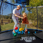 Skywalker Trampoline with compartment net